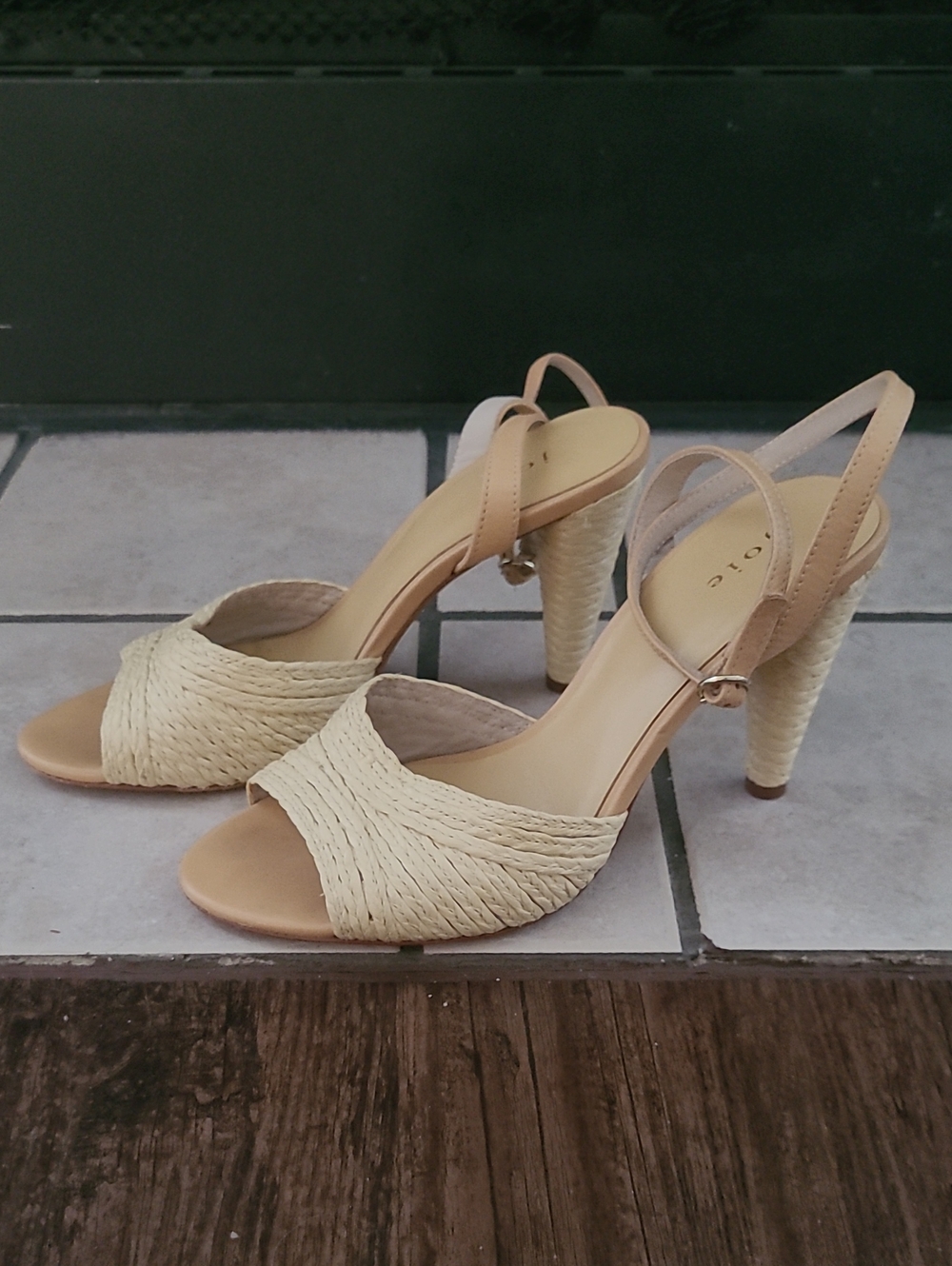 Joie Women's Calan Rafia Heeled Sandal